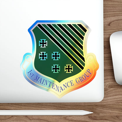 1 Maintenance Group ACC (U.S. Air Force) Holographic STICKER Die-Cut Vinyl Decal-The Sticker Space