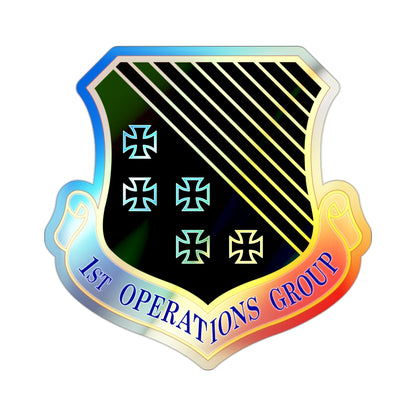 1 Operations Group ACC (U.S. Air Force) Holographic STICKER Die-Cut Vinyl Decal-2 Inch-The Sticker Space