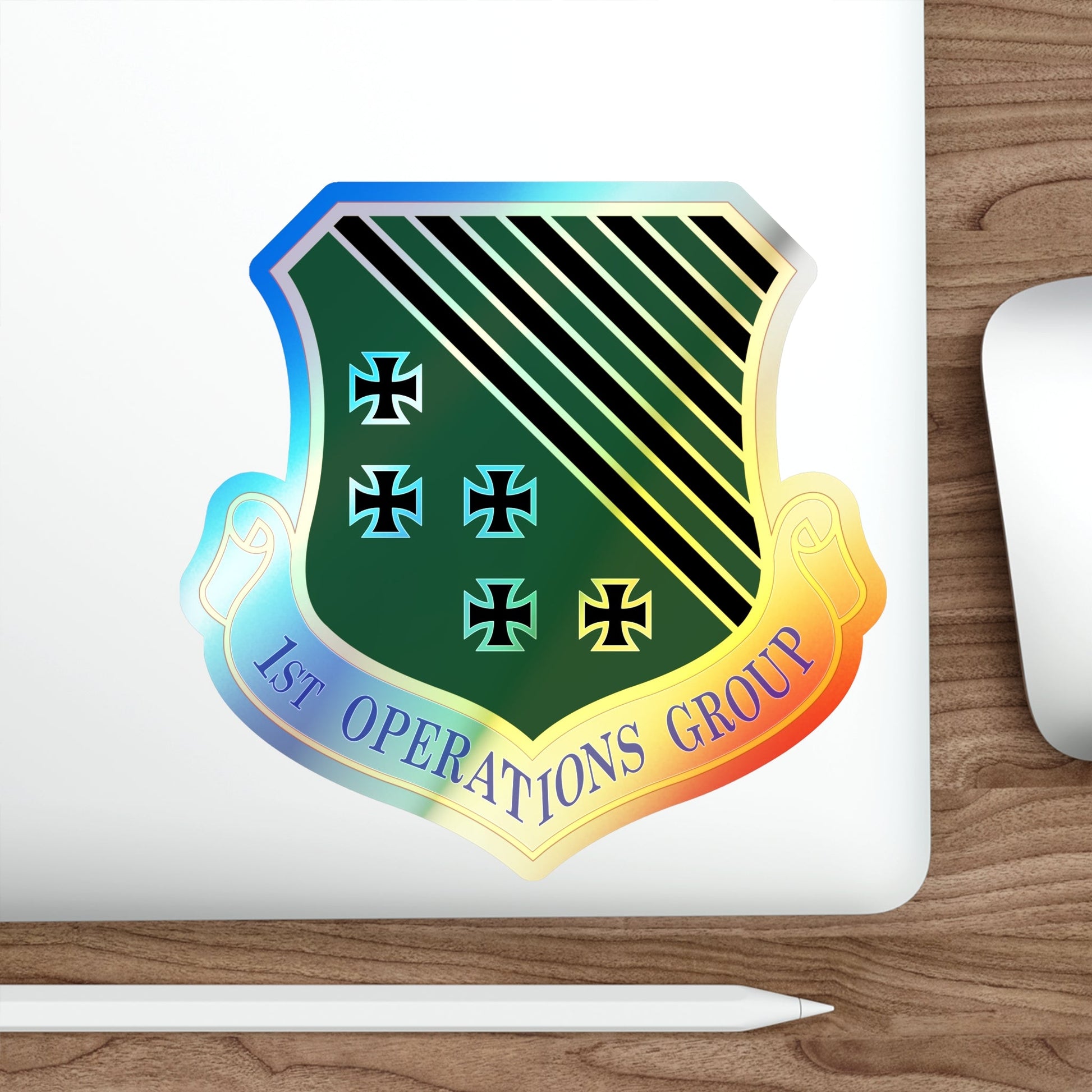 1 Operations Group ACC (U.S. Air Force) Holographic STICKER Die-Cut Vinyl Decal-The Sticker Space