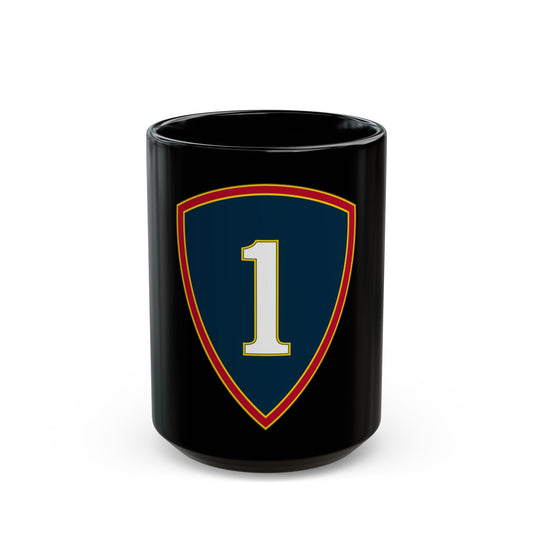 1 Personnel Command 3 (U.S. Army) Black Coffee Mug-15oz-The Sticker Space