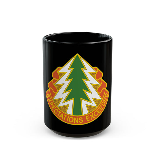 1 Signal Group (U.S. Army) Black Coffee Mug-15oz-The Sticker Space