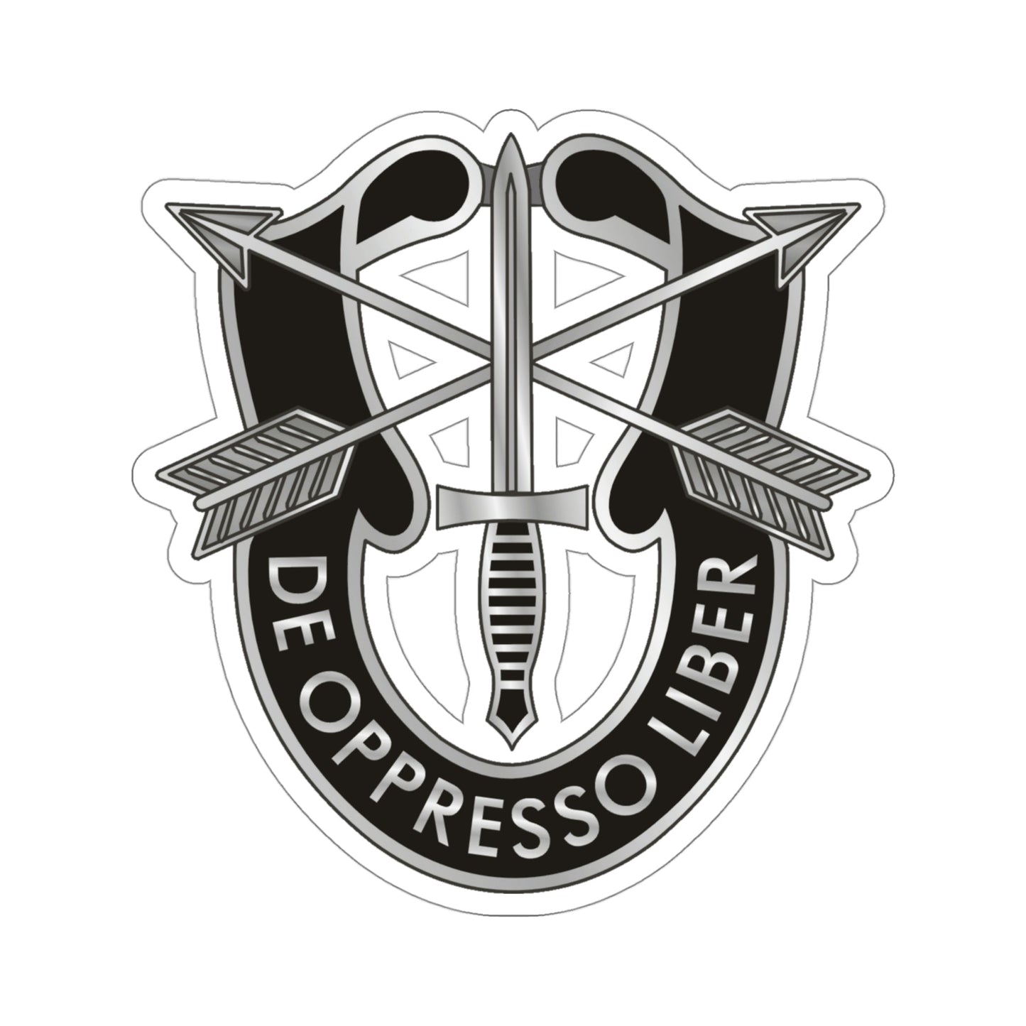 1 Special Forces (U.S. Army) STICKER Vinyl Die-Cut Decal-4 Inch-The Sticker Space