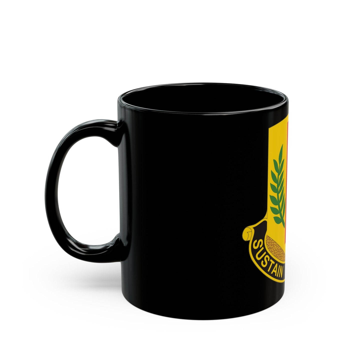 1 Sustainment Brigade 2 (U.S. Army) Black Coffee Mug-The Sticker Space