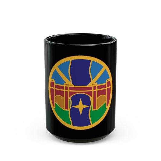 1 Transportation Agency (U.S. Army) Black Coffee Mug