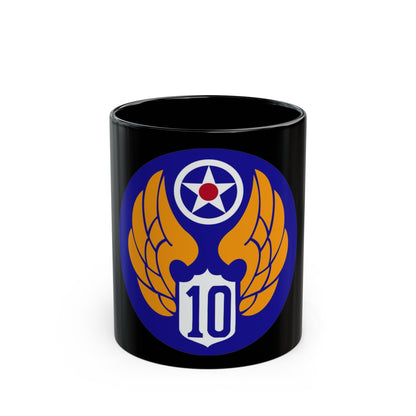 10 Air Force (U.S. Army) Black Coffee Mug-11oz-The Sticker Space