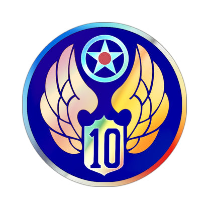 10 Air Force (U.S. Army) Holographic STICKER Die-Cut Vinyl Decal-2 Inch-The Sticker Space