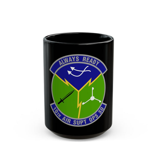 10 Air Support Operations Squadron ACC (U.S. Air Force) Black Coffee Mug-15oz-The Sticker Space