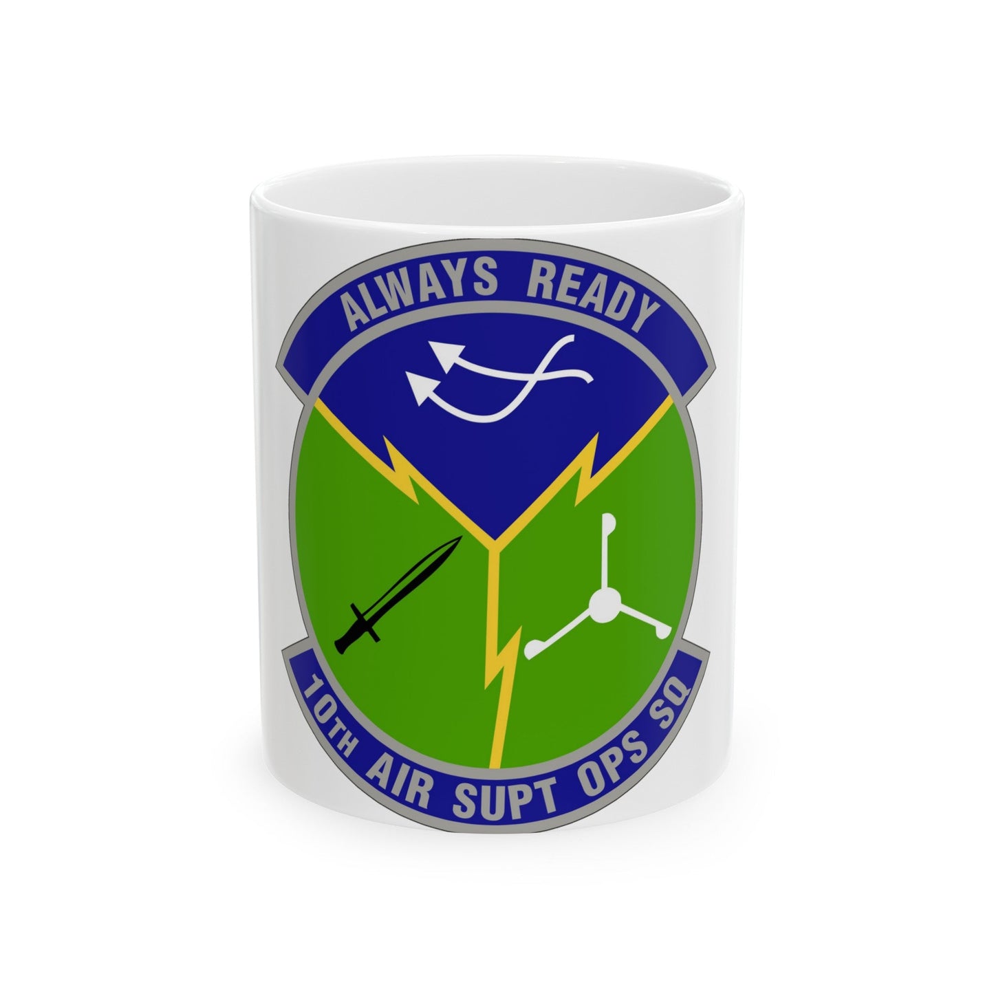 10 Air Support Operations Squadron ACC (U.S. Air Force) White Coffee Mug-11oz-The Sticker Space
