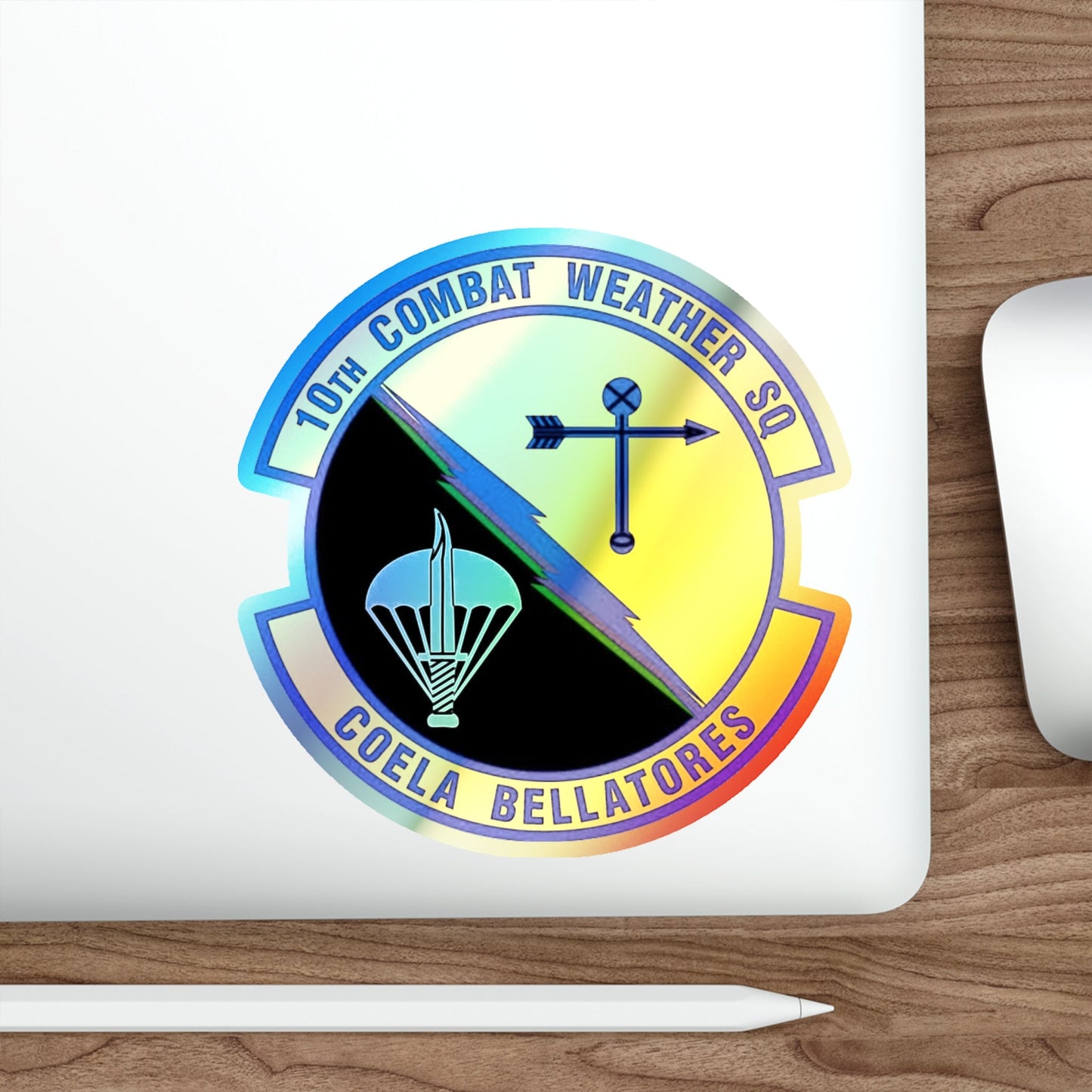 10 Combat Weather Squadron AFSOC (U.S. Air Force) Holographic STICKER Die-Cut Vinyl Decal-The Sticker Space
