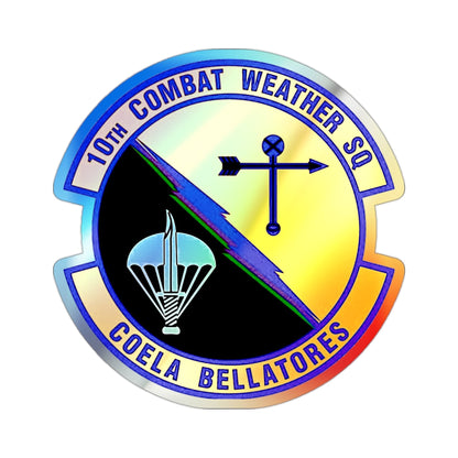 10 Combat Weather Squadron AFSOC (U.S. Air Force) Holographic STICKER Die-Cut Vinyl Decal-2 Inch-The Sticker Space