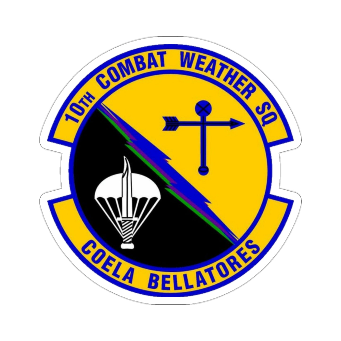 10 Combat Weather Squadron AFSOC (U.S. Air Force) STICKER Vinyl Die-Cut Decal-2 Inch-The Sticker Space