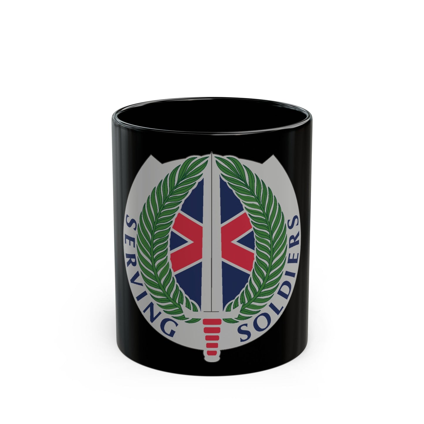 10 Personnel Command (U.S. Army) Black Coffee Mug-11oz-The Sticker Space