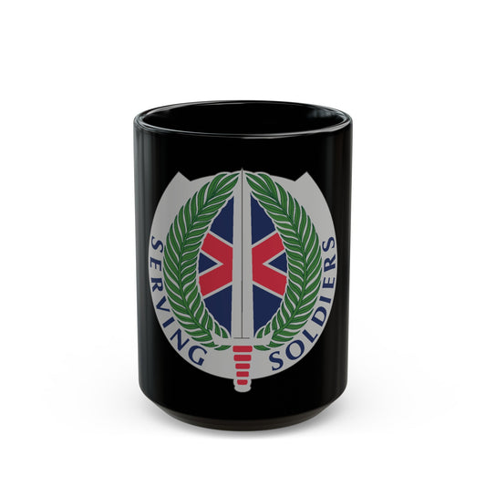 10 Personnel Command (U.S. Army) Black Coffee Mug-15oz-The Sticker Space
