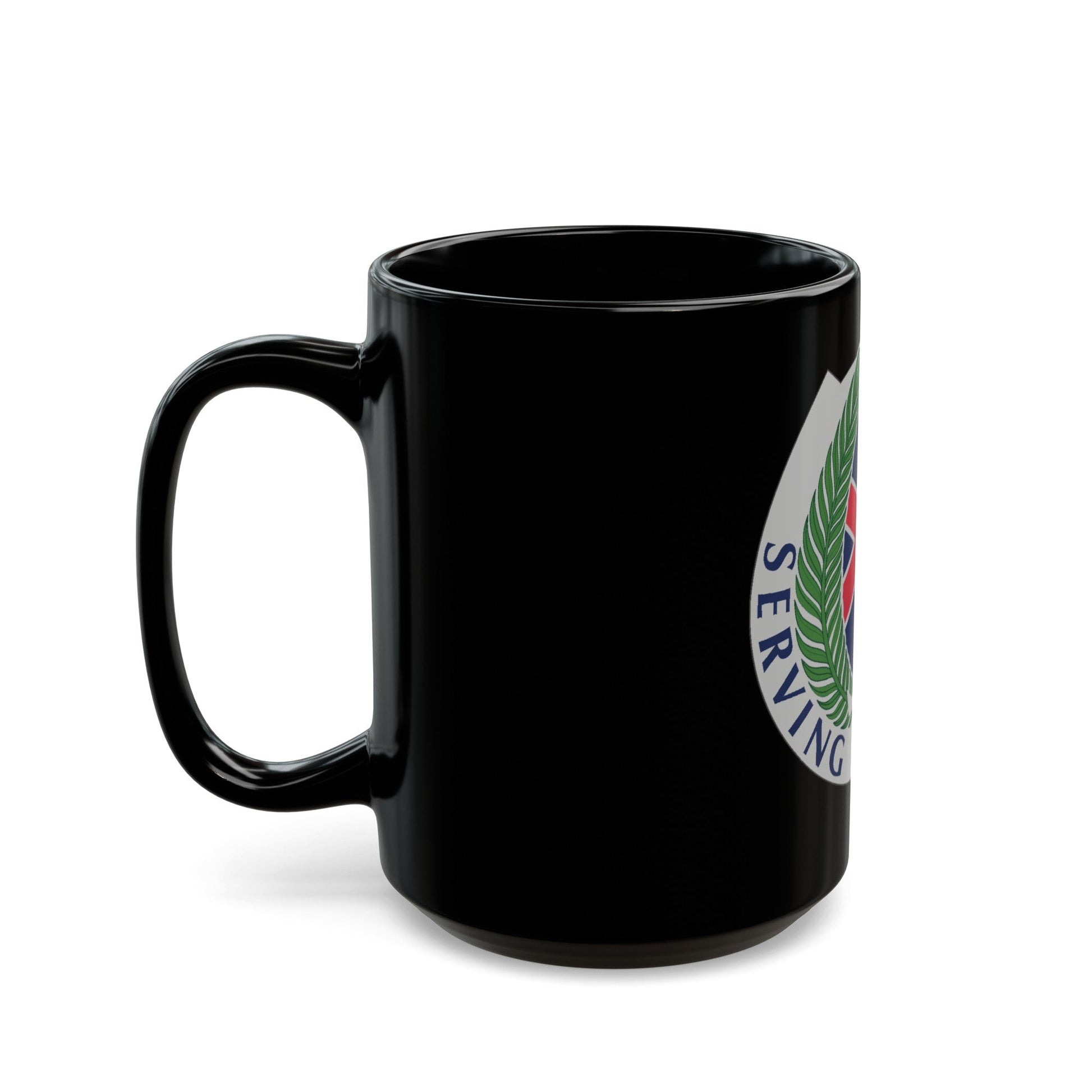 10 Personnel Command (U.S. Army) Black Coffee Mug-The Sticker Space