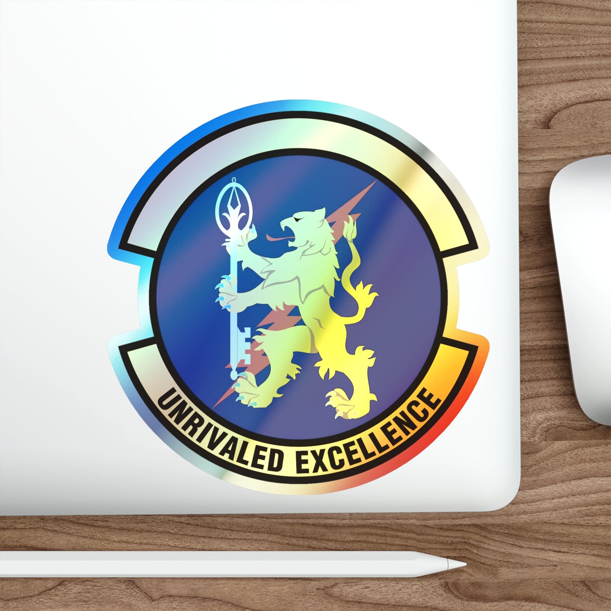 100 Logistics Readiness Squadron USAFE (U.S. Air Force) Holographic STICKER Die-Cut Vinyl Decal-The Sticker Space