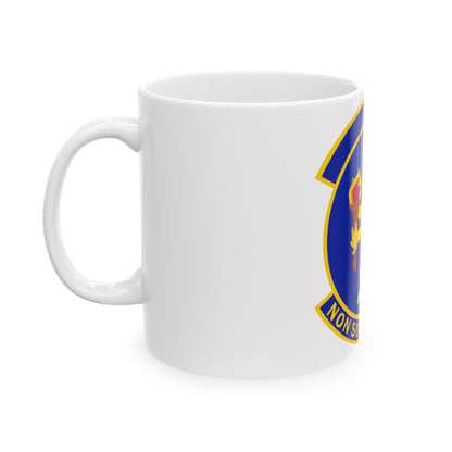 100 Operations Support Squadron USAFE (U.S. Air Force) White Coffee Mug-The Sticker Space