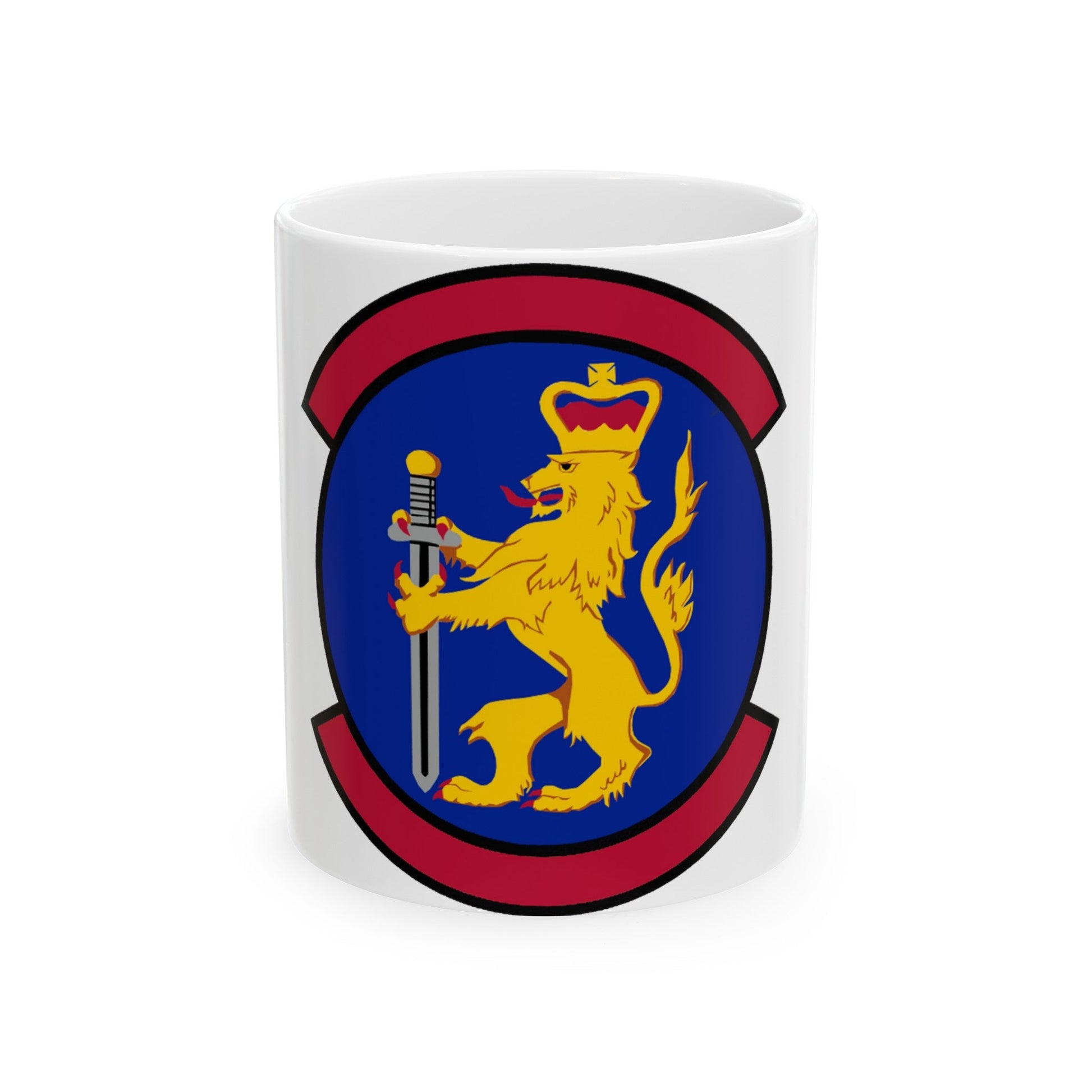 100 Security Forces Squadron USAFE (U.S. Air Force) White Coffee Mug-11oz-The Sticker Space