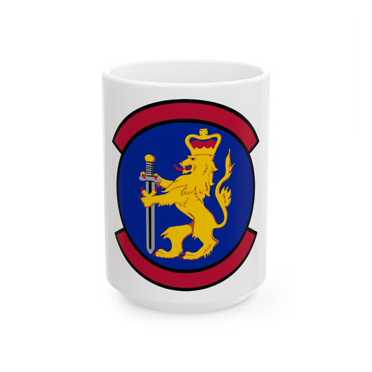 100 Security Forces Squadron USAFE (U.S. Air Force) White Coffee Mug-15oz-The Sticker Space