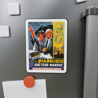 1000 EYES OF DR.MABUSE (5) 1960 Movie Poster - Die-Cut Magnet-The Sticker Space