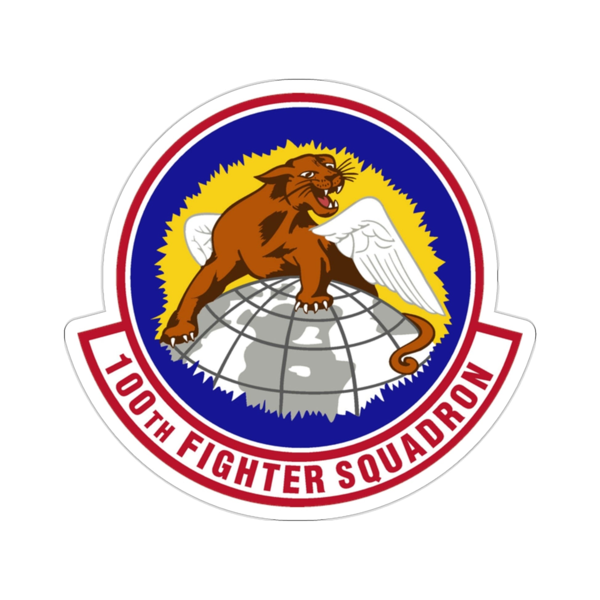 100th Fighter Squadron (U.S. Air Force) STICKER Vinyl Die-Cut Decal-2 Inch-The Sticker Space