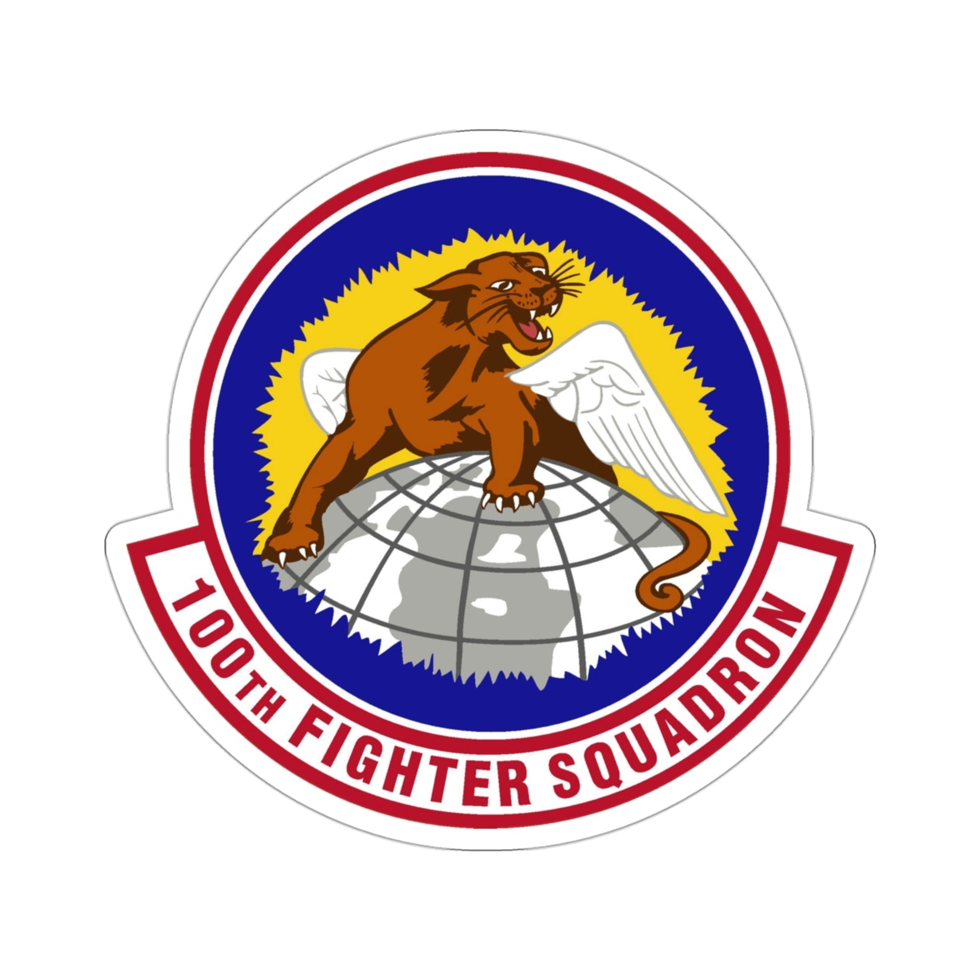 100th Fighter Squadron (U.S. Air Force) STICKER Vinyl Die-Cut Decal-3 Inch-The Sticker Space