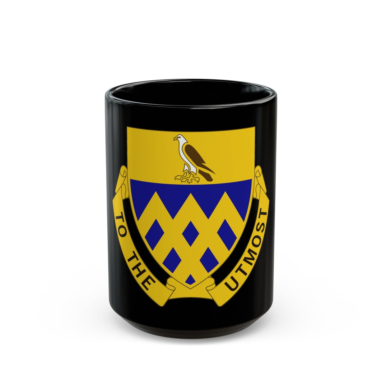 101 Cavalry Regiment (U.S. Army) Black Coffee Mug-15oz-The Sticker Space