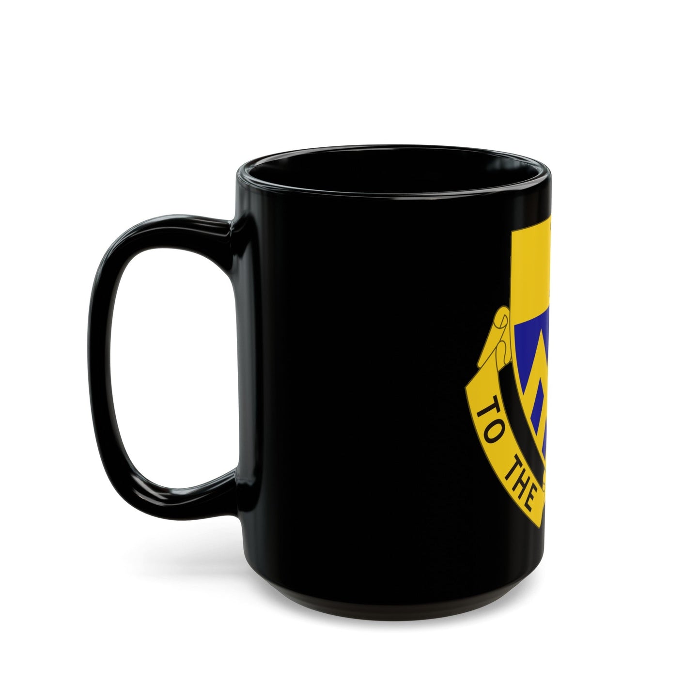 101 Cavalry Regiment (U.S. Army) Black Coffee Mug-The Sticker Space