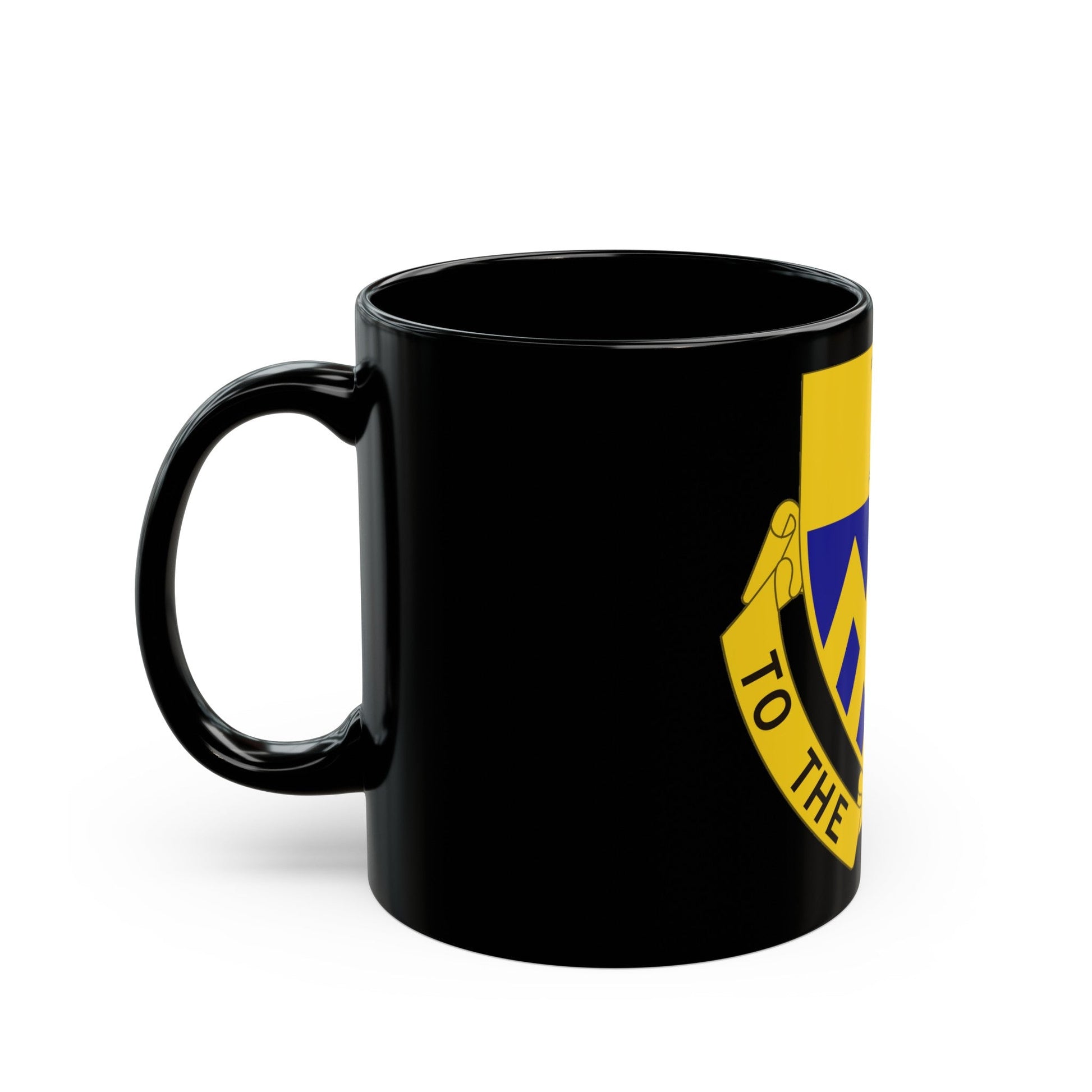 101 Cavalry Regiment (U.S. Army) Black Coffee Mug-The Sticker Space