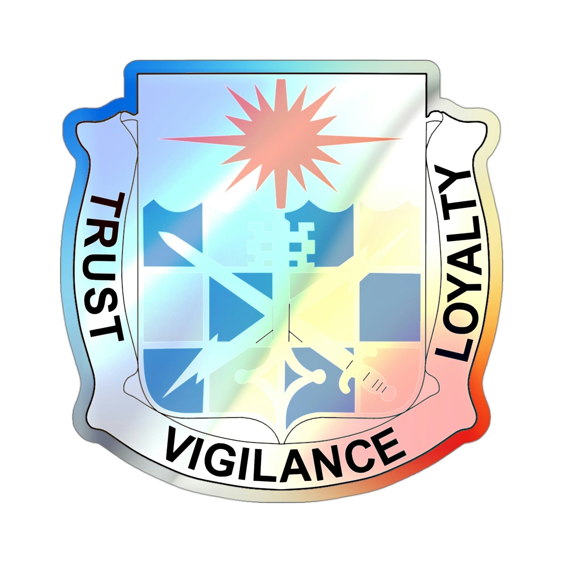 101 Military Intelligence Battalion (U.S. Army) Holographic STICKER Die-Cut Vinyl Decal-3 Inch-The Sticker Space