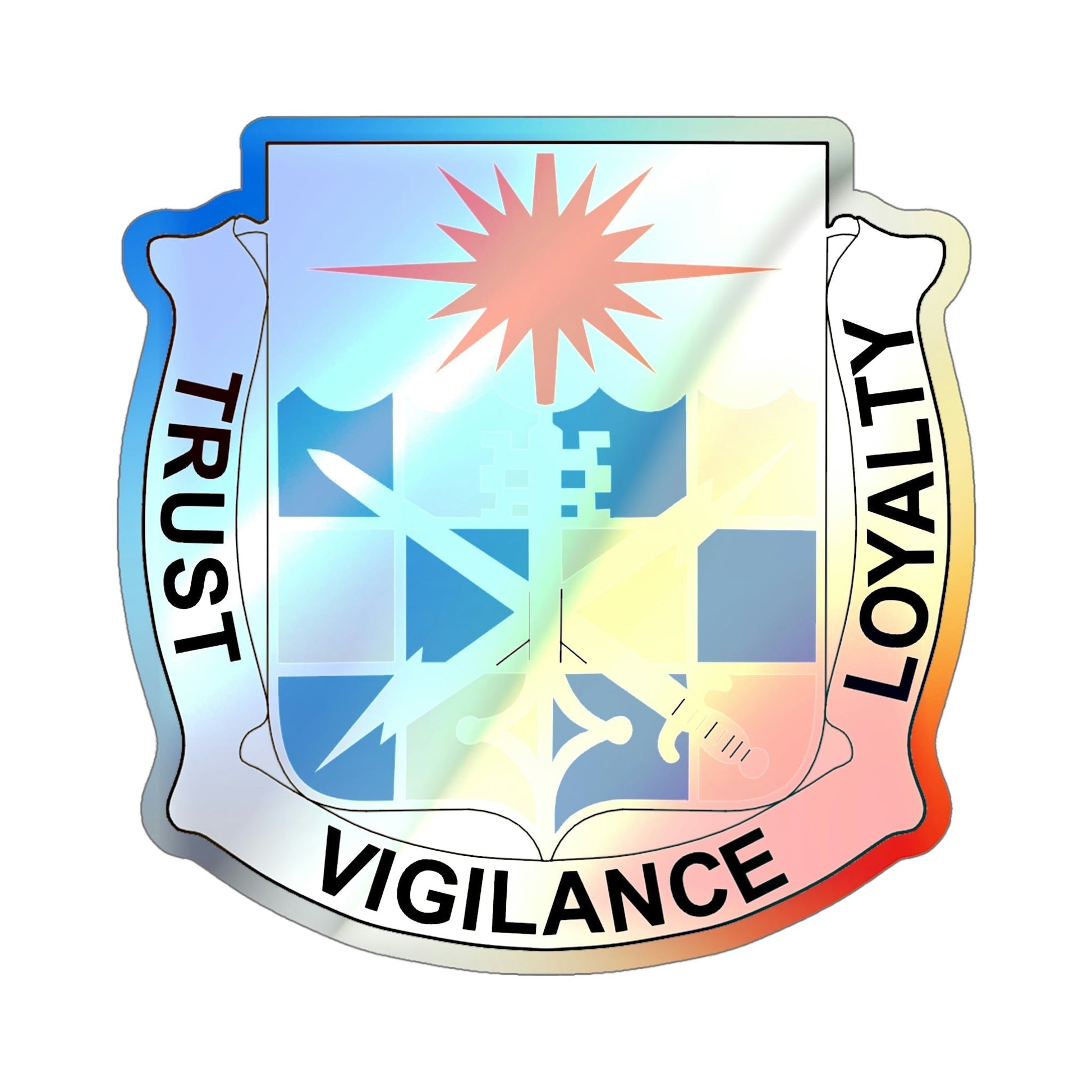 101 Military Intelligence Battalion (U.S. Army) Holographic STICKER Die-Cut Vinyl Decal-5 Inch-The Sticker Space