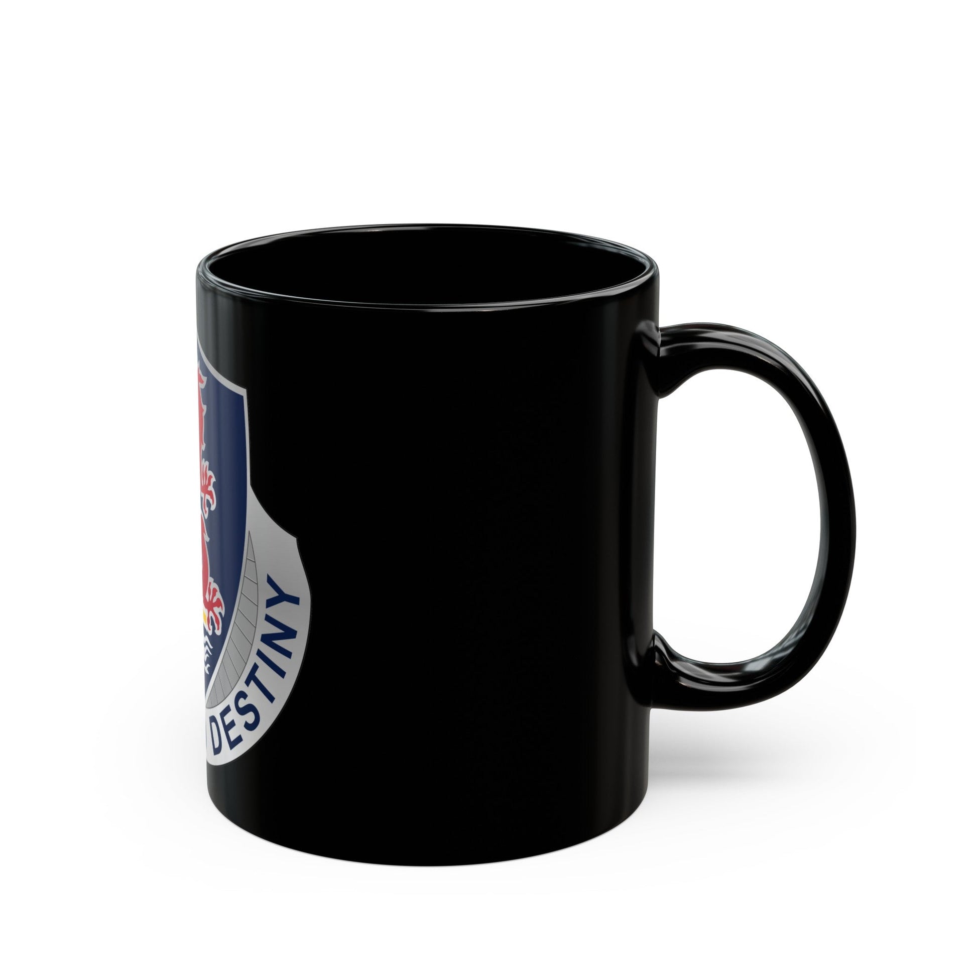 101 Personnel Services Battalion (U.S. Army) Black Coffee Mug-The Sticker Space