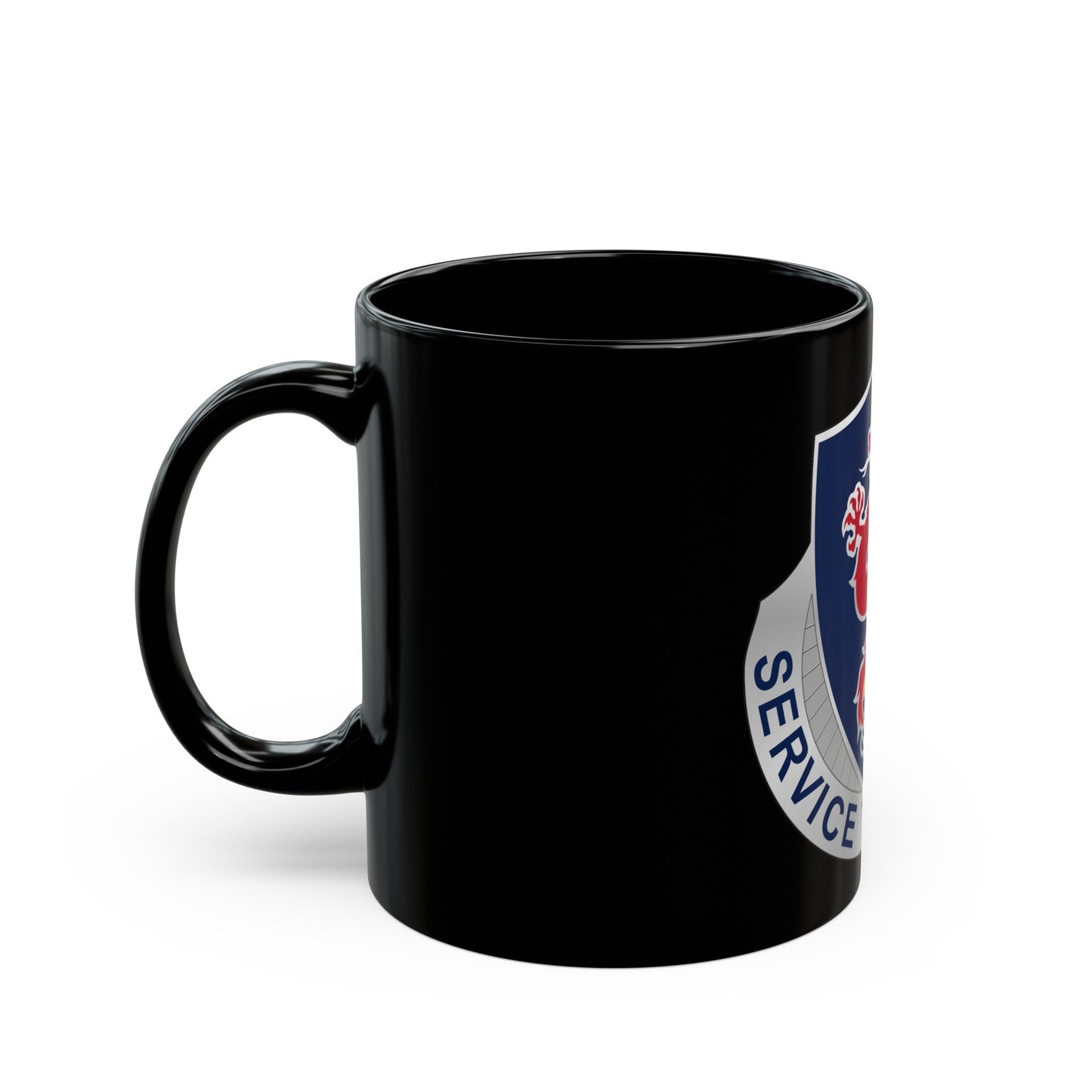 101 Personnel Services Battalion (U.S. Army) Black Coffee Mug-The Sticker Space