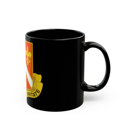 101 Signal Battalion (U.S. Army) Black Coffee Mug-The Sticker Space
