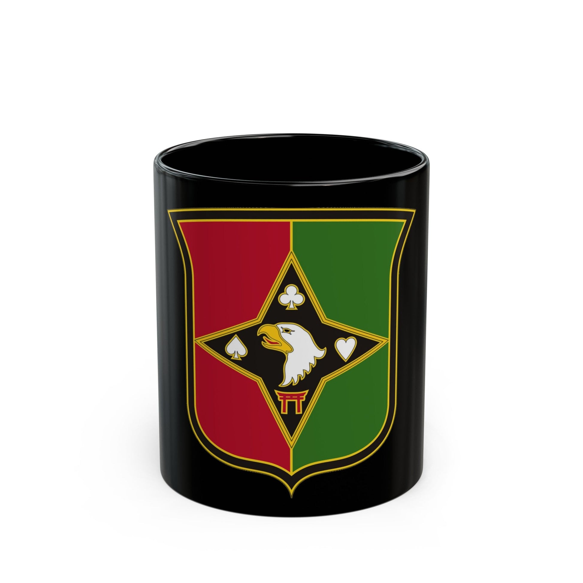 101 Sustainment Brigade 2 (U.S. Army) Black Coffee Mug-11oz-The Sticker Space