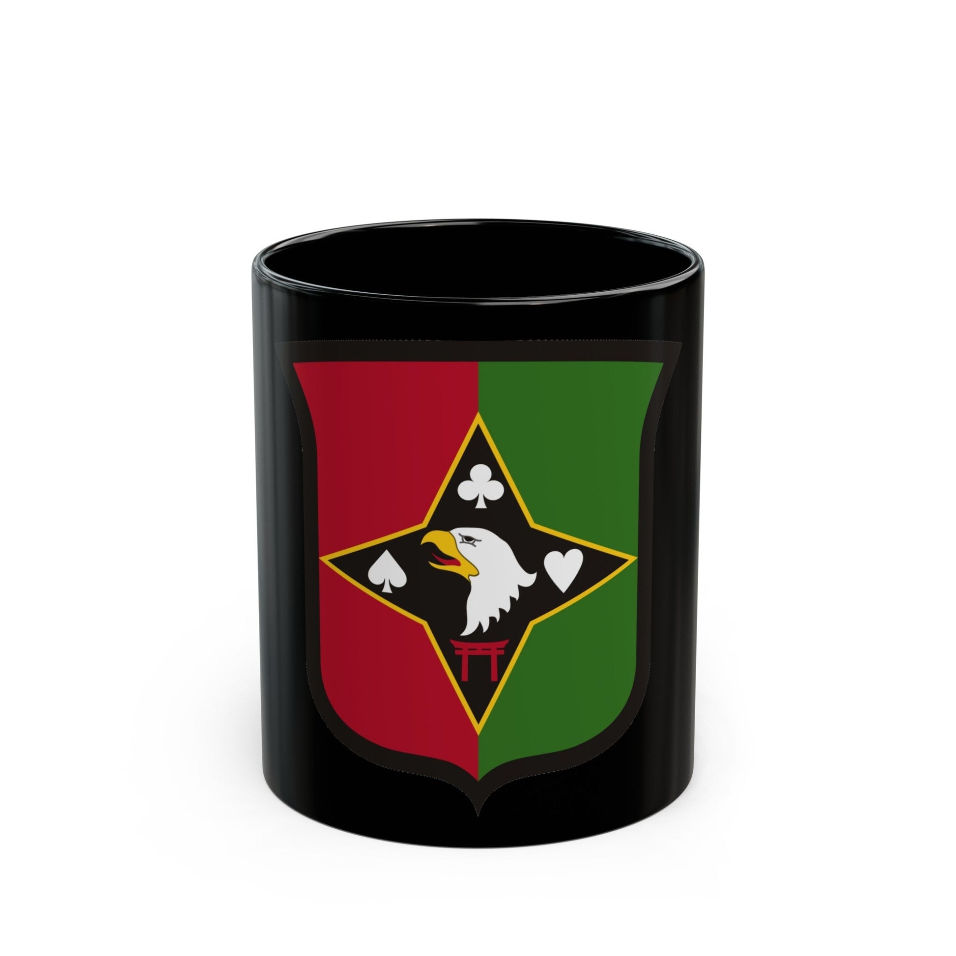 101 Sustainment Brigade (U.S. Army) Black Coffee Mug-11oz-The Sticker Space