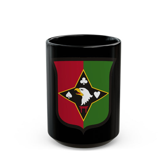 101 Sustainment Brigade (U.S. Army) Black Coffee Mug-15oz-The Sticker Space