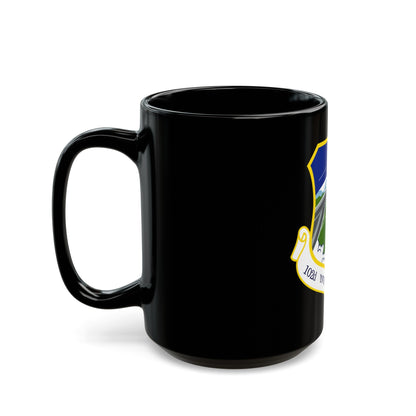 1014px 102nd Intelligence Wing emblem (U.S. Air Force) Black Coffee Mug-The Sticker Space