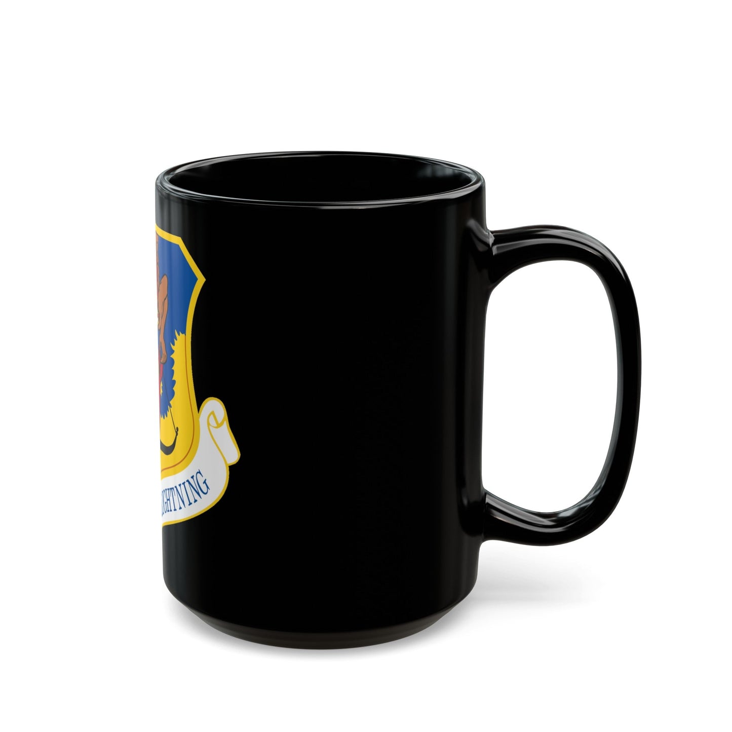 101st Air Refueling Wing (U.S. Air Force) Black Coffee Mug-The Sticker Space