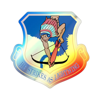 101st Air Refueling Wing (U.S. Air Force) Holographic STICKER Die-Cut Vinyl Decal-3 Inch-The Sticker Space