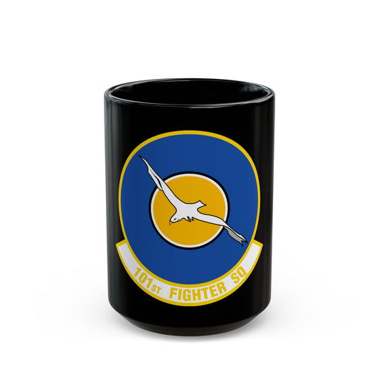 101st Fighter Squadron (U.S. Air Force) Black Coffee Mug-15oz-The Sticker Space