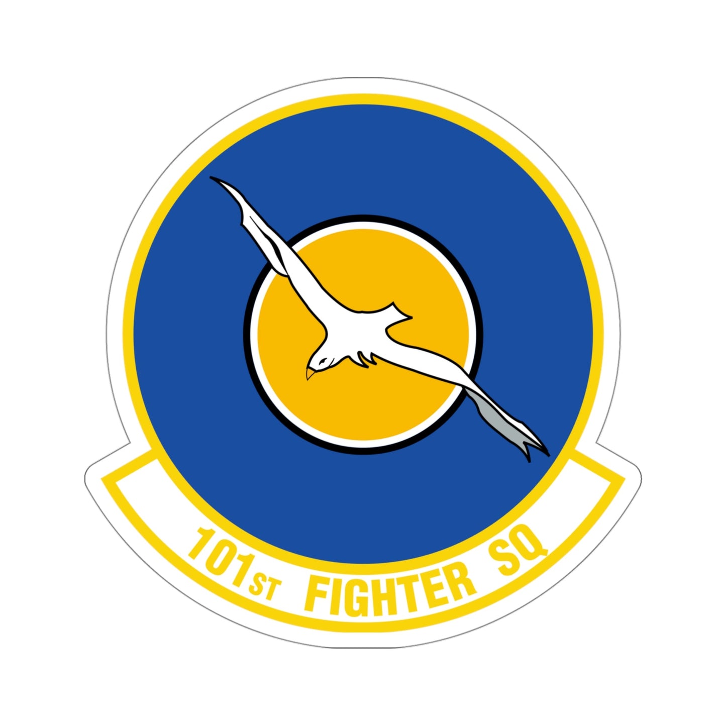 101st Fighter Squadron (U.S. Air Force) STICKER Vinyl Die-Cut Decal-4 Inch-The Sticker Space