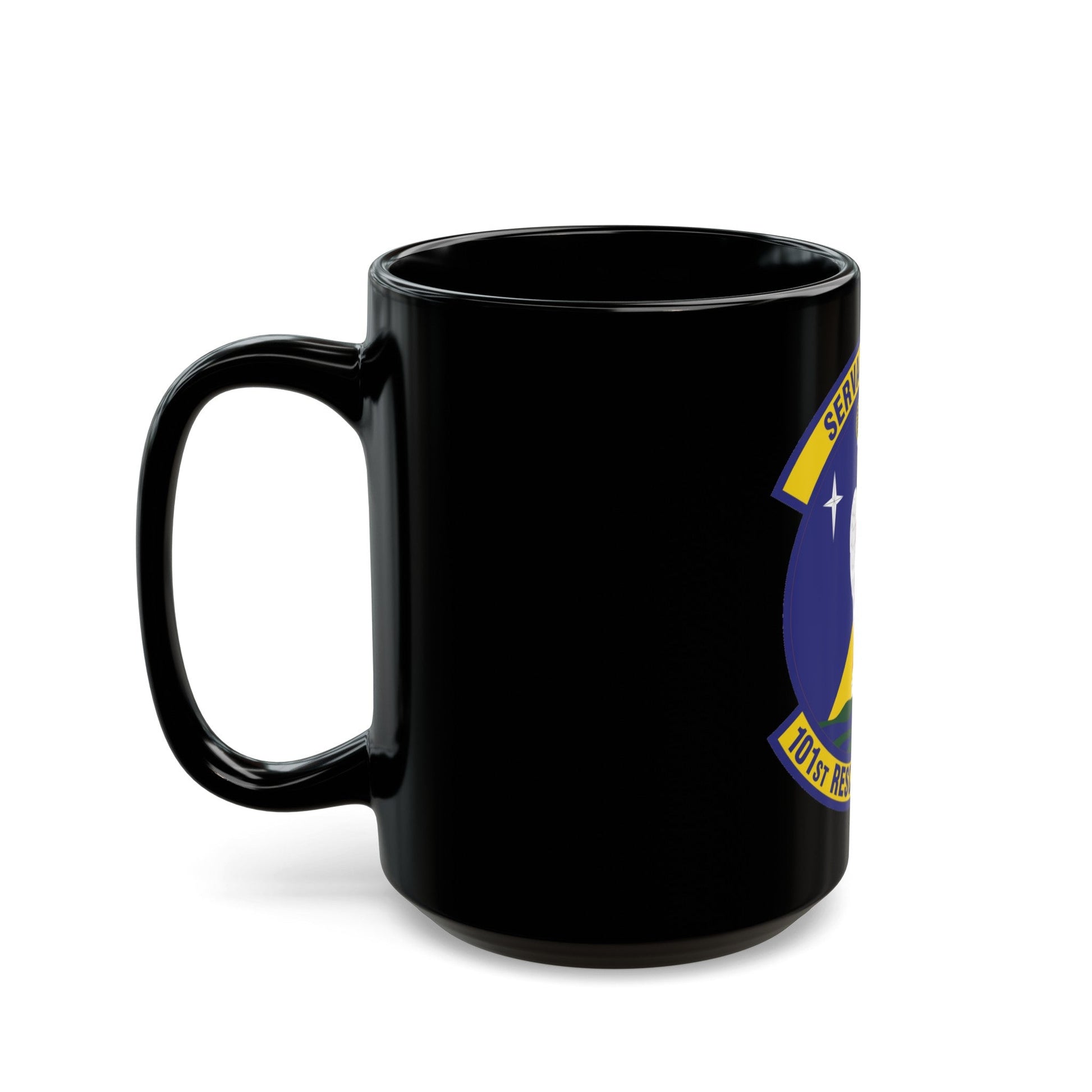 101st Rescue Squadron (U.S. Air Force) Black Coffee Mug-The Sticker Space