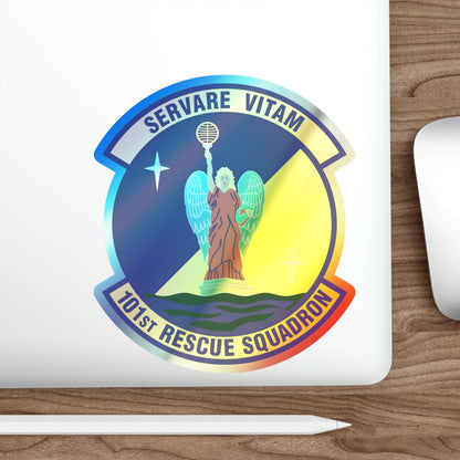 101st Rescue Squadron (U.S. Air Force) Holographic STICKER Die-Cut Vinyl Decal-The Sticker Space