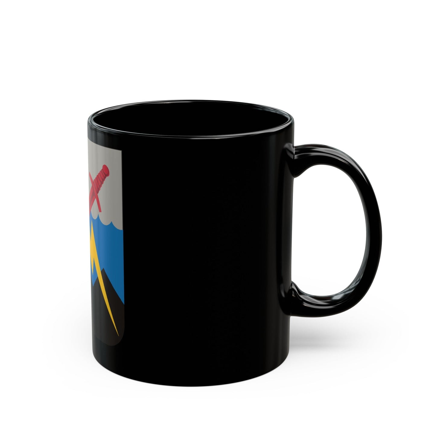 102 Military Intelligence Battalion 2 (U.S. Army) Black Coffee Mug-The Sticker Space