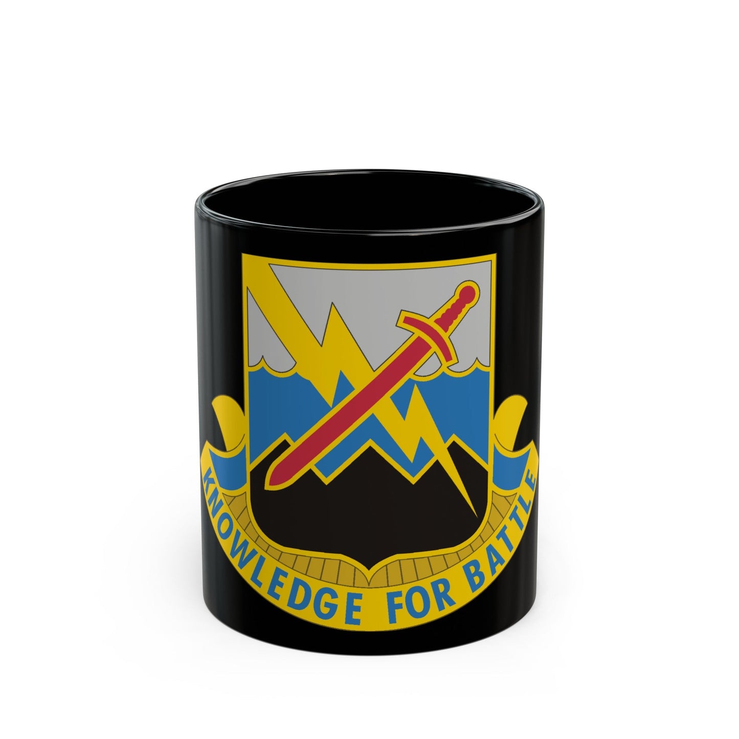 102 Military Intelligence Battalion (U.S. Army) Black Coffee Mug-11oz-The Sticker Space