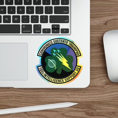 102d Intelligence Support Squadron (U.S. Air Force) Holographic STICKER Die-Cut Vinyl Decal-The Sticker Space