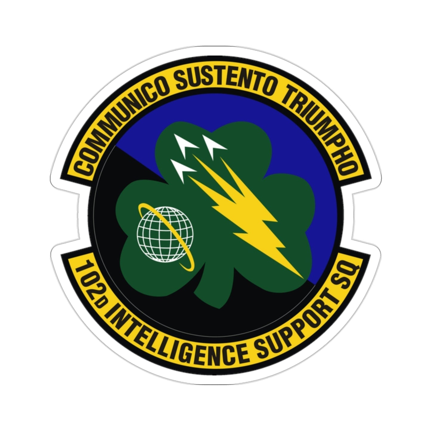 102d Intelligence Support Squadron (U.S. Air Force) STICKER Vinyl Die-Cut Decal-2 Inch-The Sticker Space