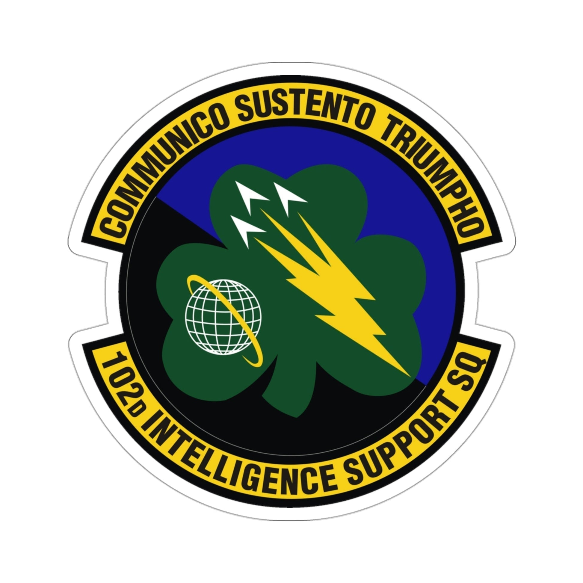 102d Intelligence Support Squadron (U.S. Air Force) STICKER Vinyl Die-Cut Decal-3 Inch-The Sticker Space