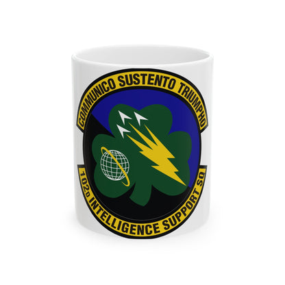 102d Intelligence Support Squadron (U.S. Air Force) White Coffee Mug-11oz-The Sticker Space