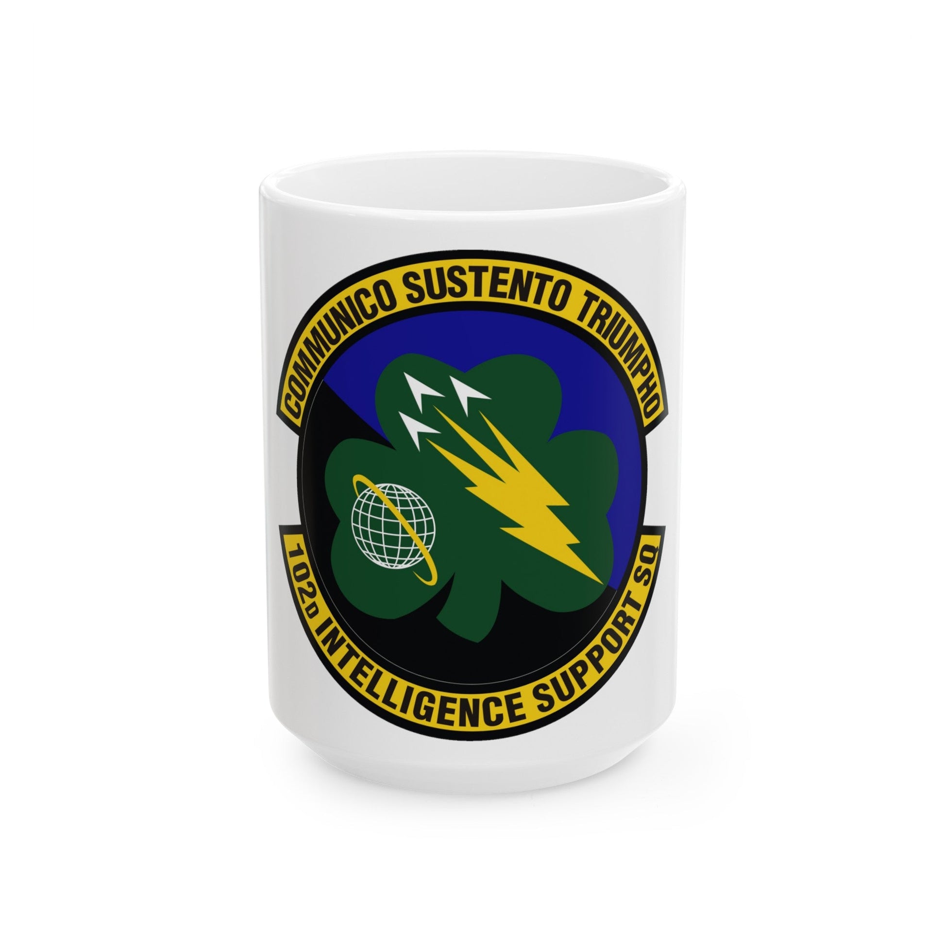 102d Intelligence Support Squadron (U.S. Air Force) White Coffee Mug-15oz-The Sticker Space